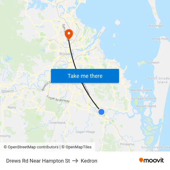 Drews Rd Near Hampton St to Kedron map