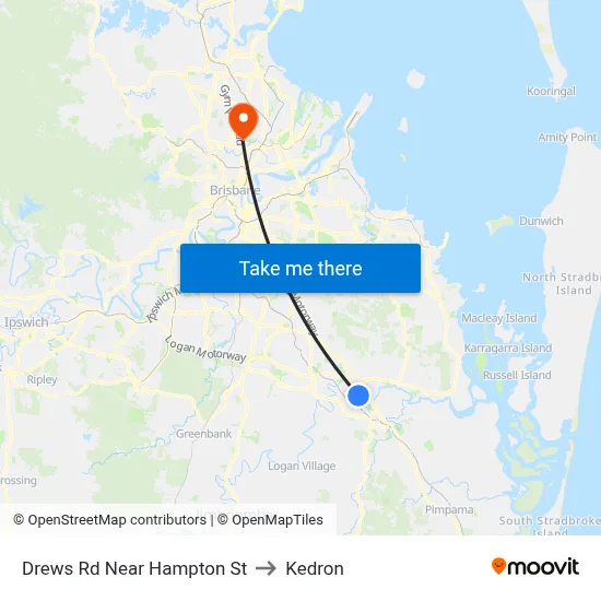 Drews Rd Near Hampton St to Kedron map