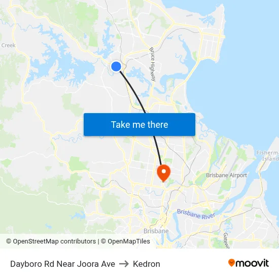 Dayboro Rd Near Joora Ave to Kedron map
