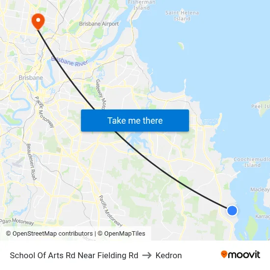 School Of Arts Rd Near Fielding Rd to Kedron map