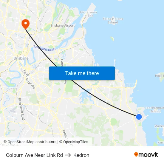 Colburn Ave Near Link Rd to Kedron map