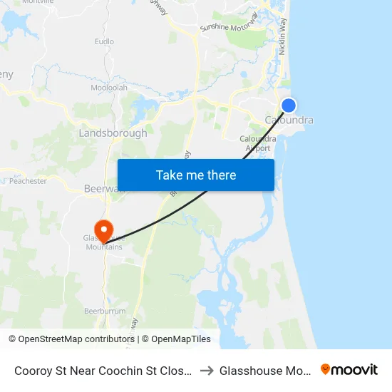 Cooroy St Near Coochin St Closed 9/2 - 1/5 to Glasshouse Mountains map