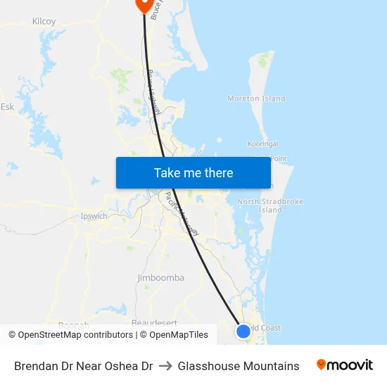 Brendan Dr Near Oshea Dr to Glasshouse Mountains map