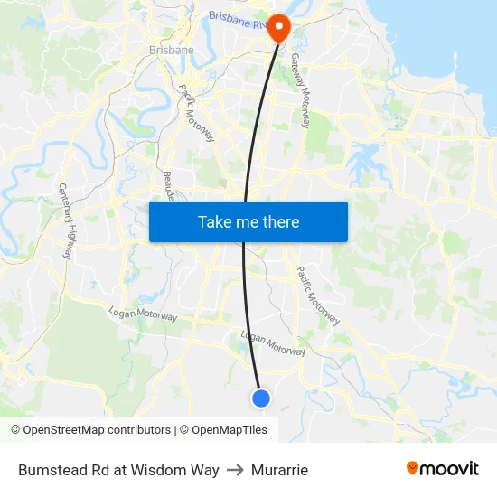 Bumstead Rd at Wisdom Way to Murarrie map