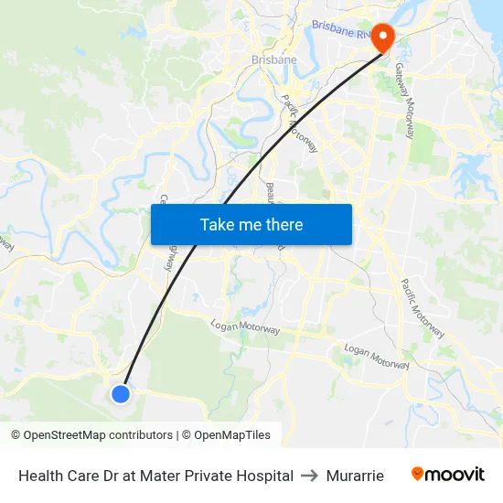 Health Care Dr at Mater Private Hospital to Murarrie map