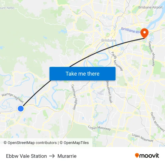 Ebbw Vale Station to Murarrie map
