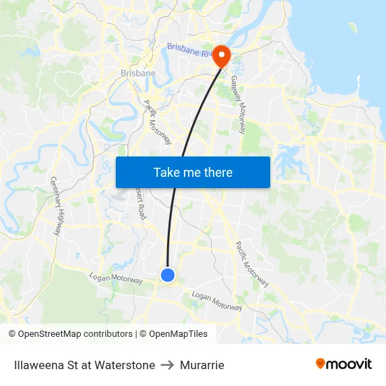 Illaweena St at Waterstone to Murarrie map
