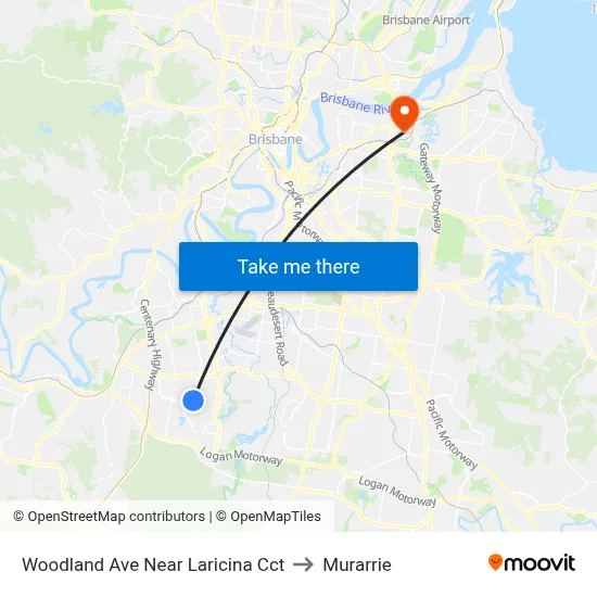 Woodland Ave Near Laricina Cct to Murarrie map