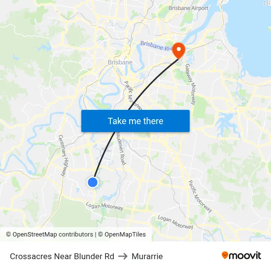 Crossacres Near Blunder Rd to Murarrie map