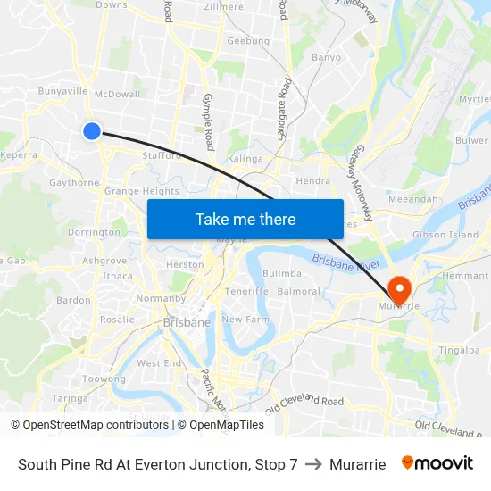 South Pine Rd At Everton Junction, Stop 7 to Murarrie map
