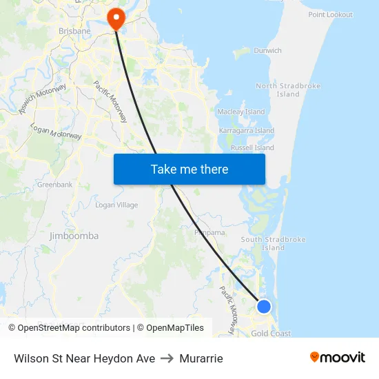 Wilson St Near Heydon Ave to Murarrie map