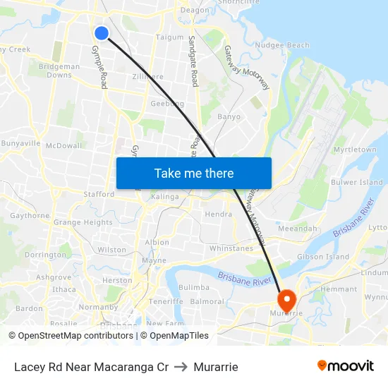 Lacey Rd Near Macaranga Cr to Murarrie map
