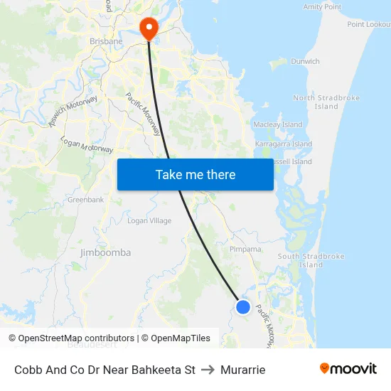 Cobb And Co Dr Near Bahkeeta St to Murarrie map