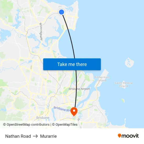 Nathan Road to Murarrie map