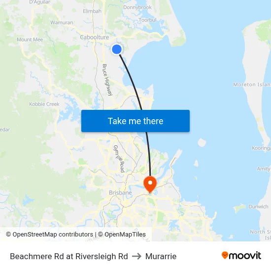 Beachmere Rd at Riversleigh Rd to Murarrie map