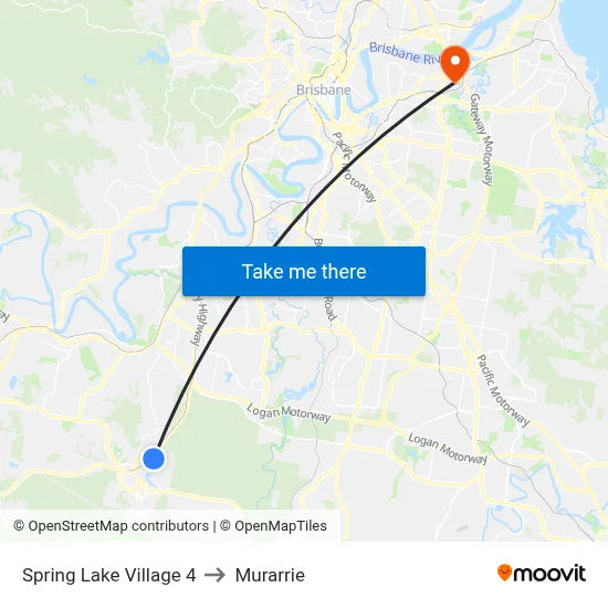 Spring Lake Village 4 to Murarrie map