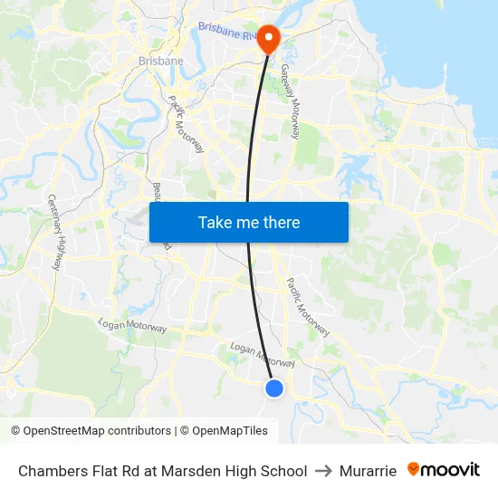 Chambers Flat Rd at Marsden High School to Murarrie map