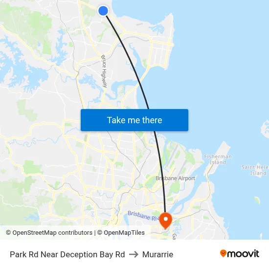 Park Rd Near Deception Bay Rd to Murarrie map