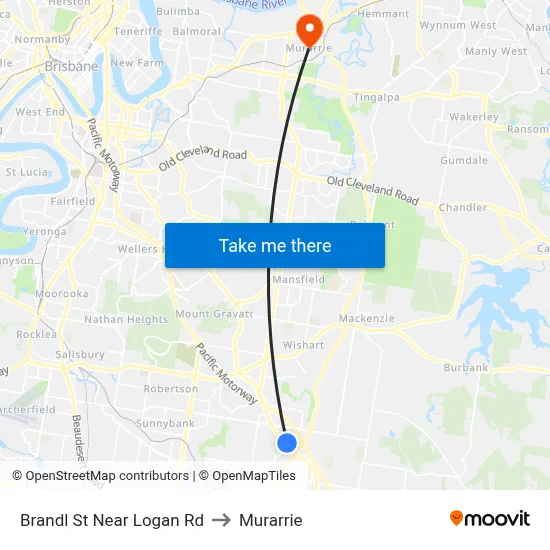 Brandl St Near Logan Rd to Murarrie map