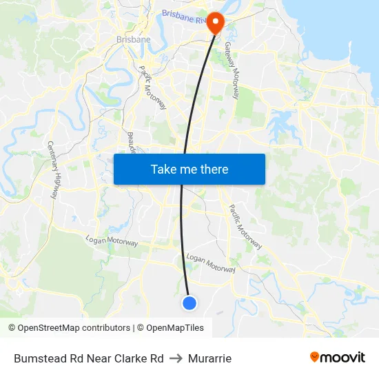 Bumstead Rd Near Clarke Rd to Murarrie map