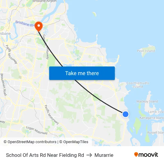 School Of Arts Rd Near Fielding Rd to Murarrie map