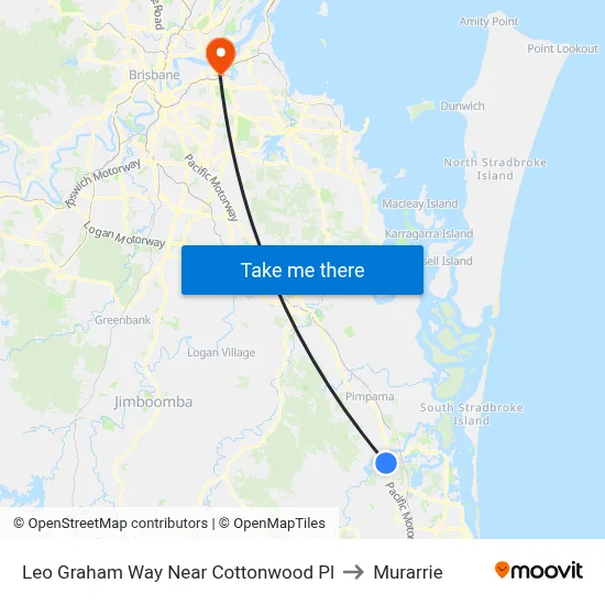 Leo Graham Way Near Cottonwood Pl to Murarrie map