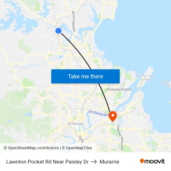 Lawnton Pocket Rd Near Paisley Dr to Murarrie map