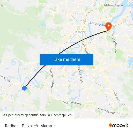 Redbank Plaza to Murarrie map