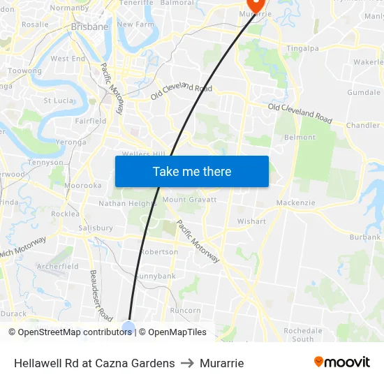 Hellawell Rd at Cazna Gardens to Murarrie map
