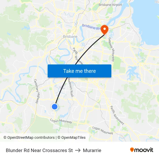 Blunder Rd Near Crossacres St to Murarrie map