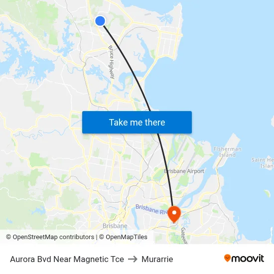 Aurora Bvd Near Magnetic Tce to Murarrie map