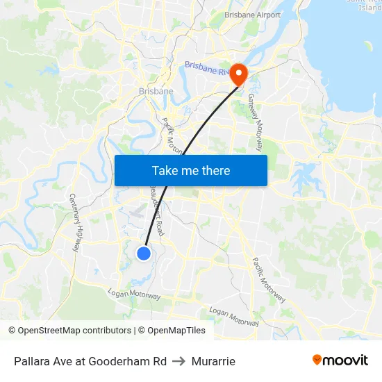 Pallara Ave at Gooderham Rd to Murarrie map