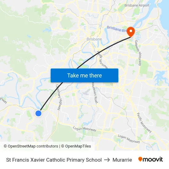 St Francis Xavier Catholic Primary School to Murarrie map