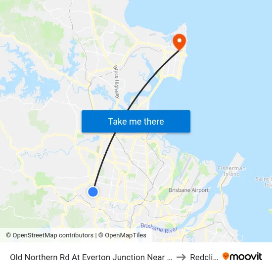 Old Northern Rd At Everton Junction Near Drake St to Redcliffe map