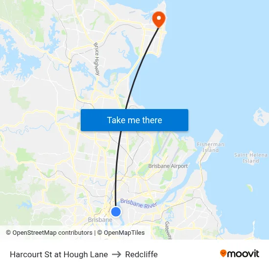 Harcourt St at Hough Lane to Redcliffe map