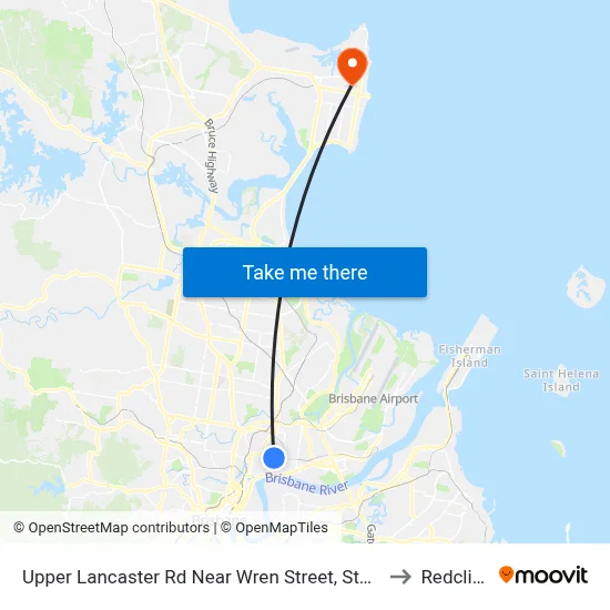 Upper Lancaster Rd Near Wren Street, Stop 25 to Redcliffe map