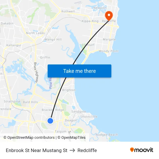 Enbrook St Near Mustang St to Redcliffe map