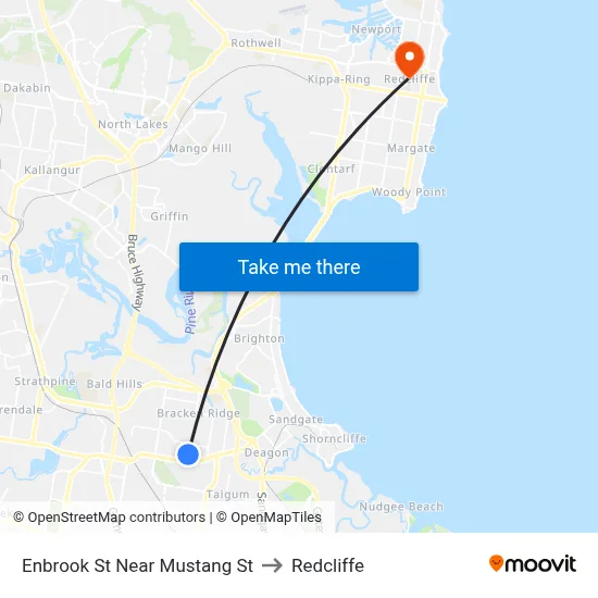 Enbrook St Near Mustang St to Redcliffe map