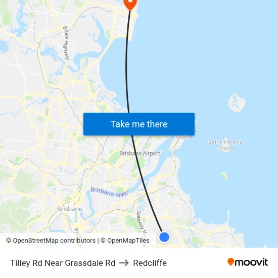 Tilley Rd Near Grassdale Rd to Redcliffe map