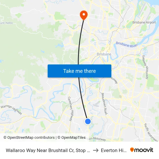 Wallaroo Way Near Brushtail Cr, Stop 61 to Everton Hills map
