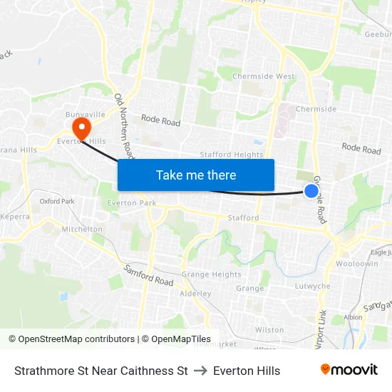 Strathmore St Near Caithness St to Everton Hills map