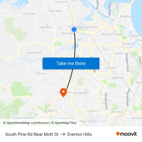 South Pine Rd Near Mott St to Everton Hills map