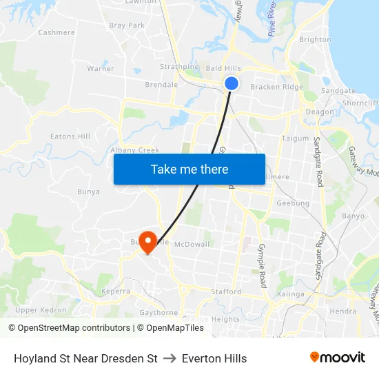Hoyland St Near Dresden St to Everton Hills map