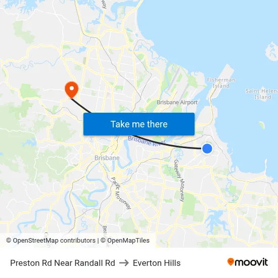 Preston Rd Near Randall Rd to Everton Hills map