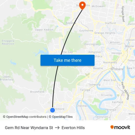 Gem Rd Near Wyndarra St to Everton Hills map