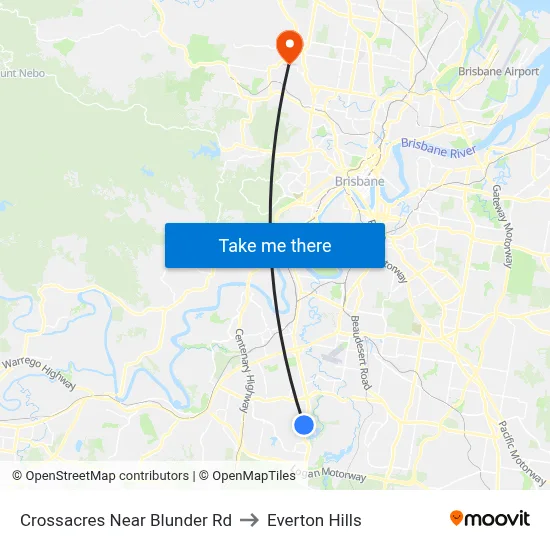 Crossacres Near Blunder Rd to Everton Hills map