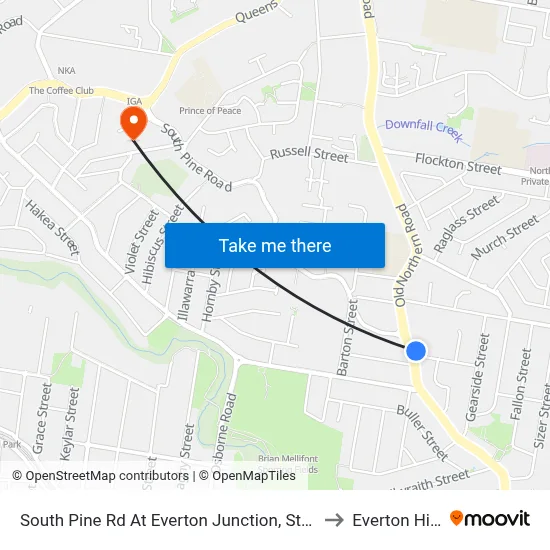 South Pine Rd At Everton Junction, Stop 7 to Everton Hills map