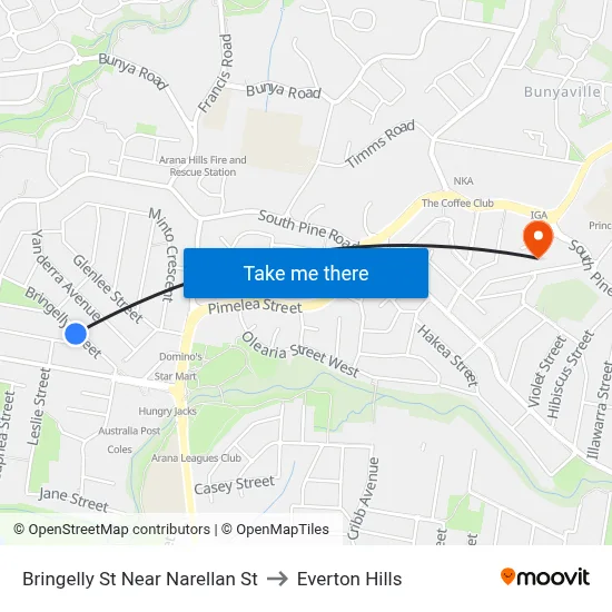 Bringelly St Near Narellan St to Everton Hills map