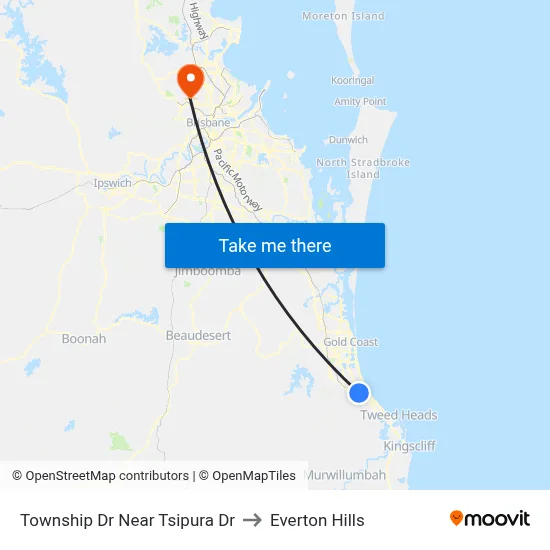 Township Dr Near Tsipura Dr to Everton Hills map