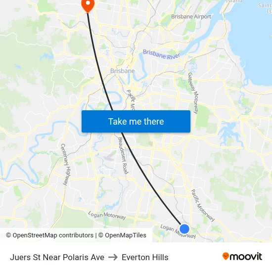 Juers St Near Polaris Ave to Everton Hills map